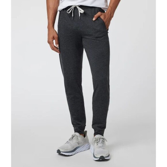 Vuori Mens Ponto Dreamknit Performance Jogger Charcoal Heather Size Large - Picture 1 of 11